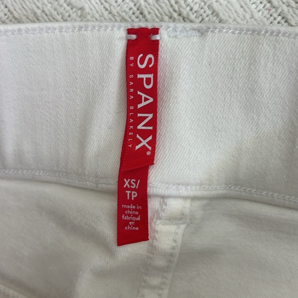 Spanx white pull on jeans with pockets XS - Picture 10 of 12